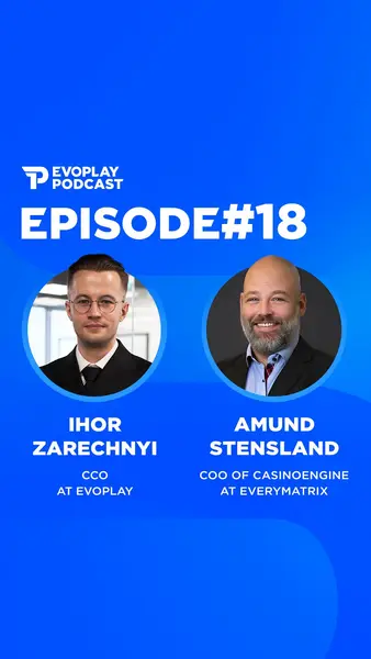 Кадр рекламы Evoplay Podcast