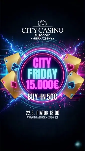 Кадр рекламы City Casino Eurogold Nitra - Zbehy