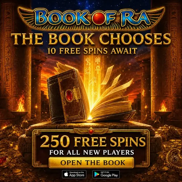 Кадр рекламы Book of Ra