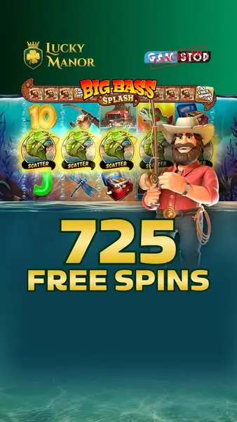 Кадр рекламы 725 free spins