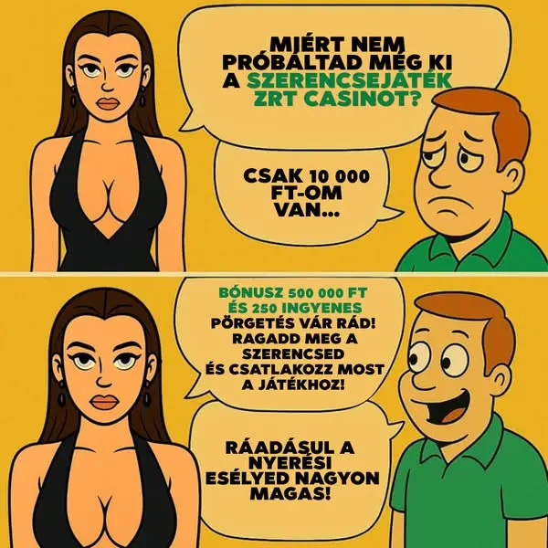 Кадр рекламы Játékszalon