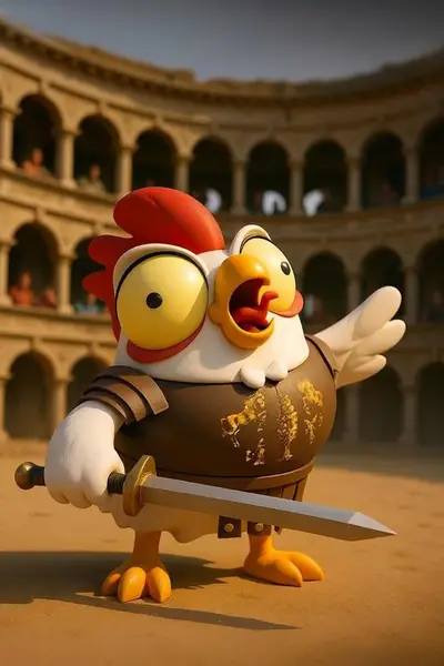 Кадр рекламы Chicken Road Rush