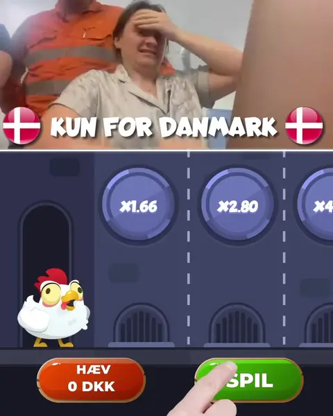 Кадр рекламы Chicken Road