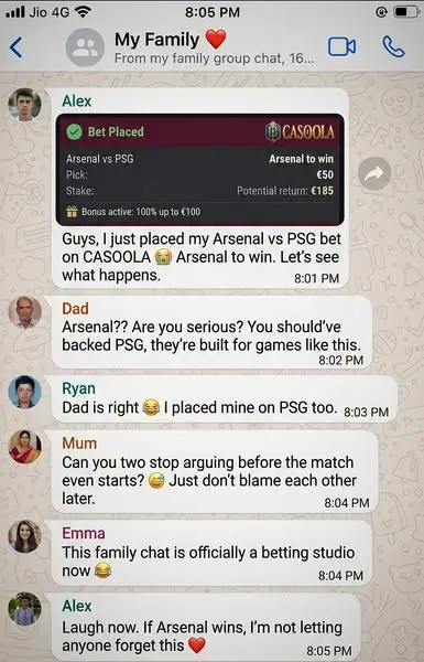 Кадр рекламы Casoola Win Arena