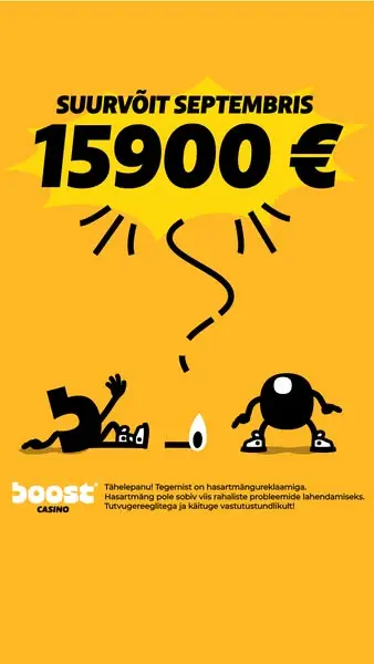 Кадр рекламы BoostCasino Estonia