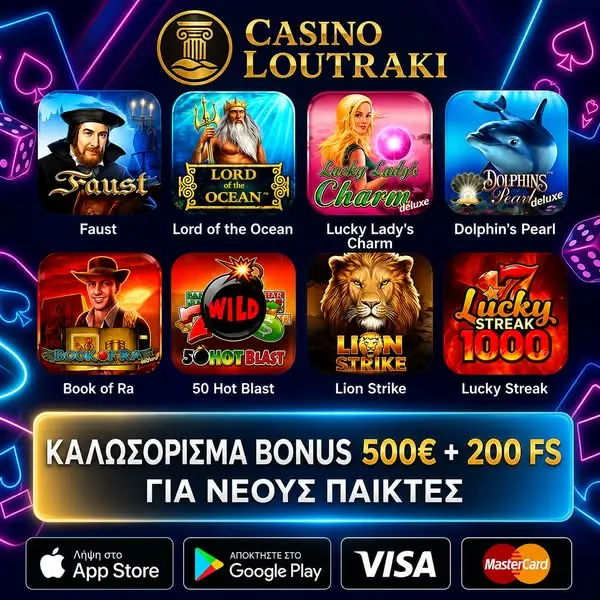 Кадр рекламы Loutraki Online