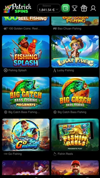 Кадр рекламы Big Reel Catch