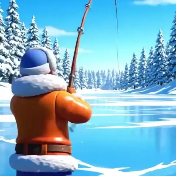 Кадр рекламы Ice Fishing Online