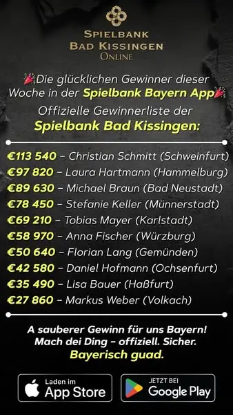 Кадр рекламы Spielbanken Deutschland Online