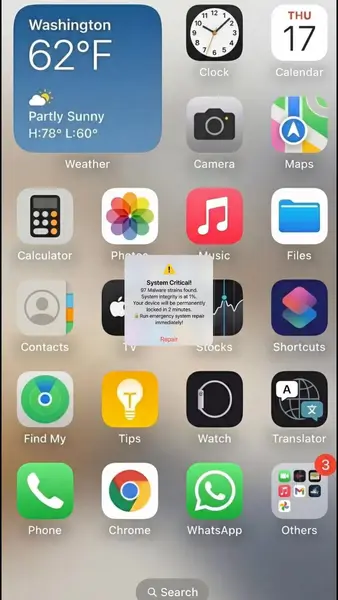 Кадр рекламы Secure Your Phone