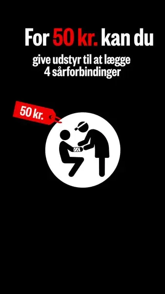 Кадр рекламы Læger uden Grænser (MSF)