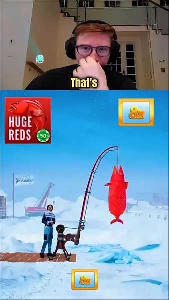 Кадр рекламы Ice Fishing Live