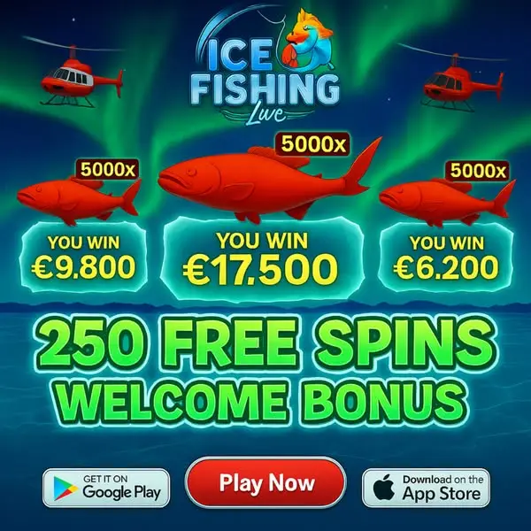 Кадр рекламы Ice Fishing Live