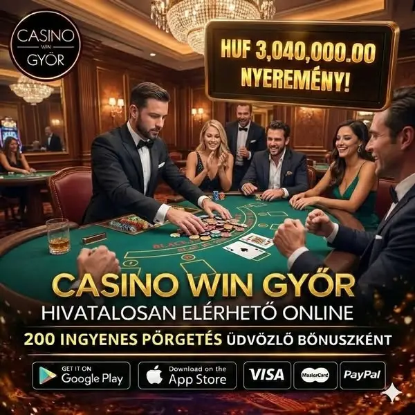 Кадр рекламы Gyor VIP games