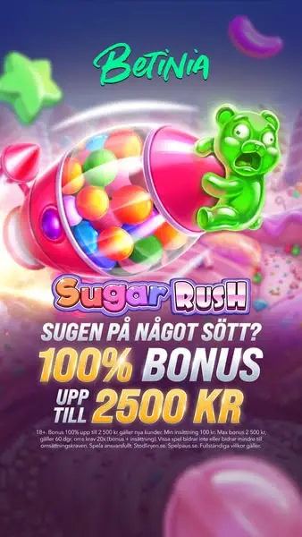 Кадр рекламы Betinia Sverige