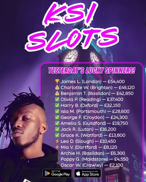 Кадр рекламы KSI Lucky Wheel