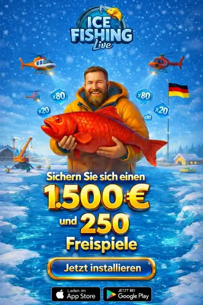 Кадр рекламы Ice Fishing Slot