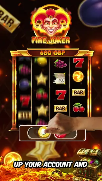Кадр рекламы Fire Joker UK