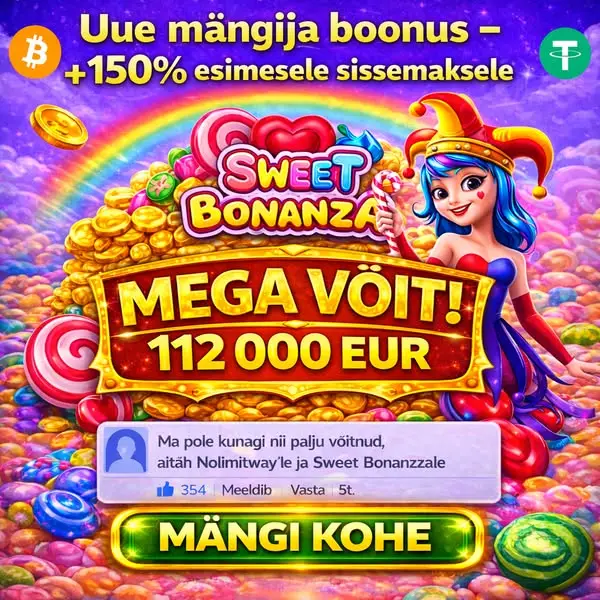 Кадр рекламы Sweet Bonanza