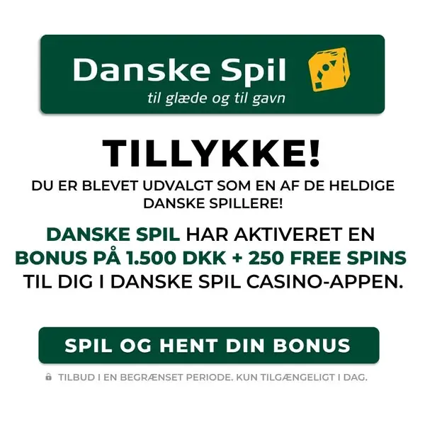 Кадр рекламы Danske spil