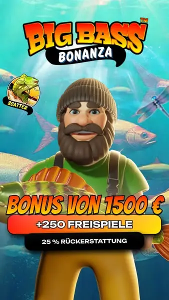 Кадр рекламы Big Bass Bonanza