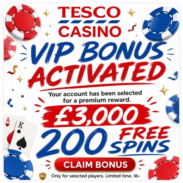 Кадр рекламы Tesco Slots