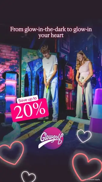 Кадр рекламы GlowGolf Amsterdam Sloterdijk