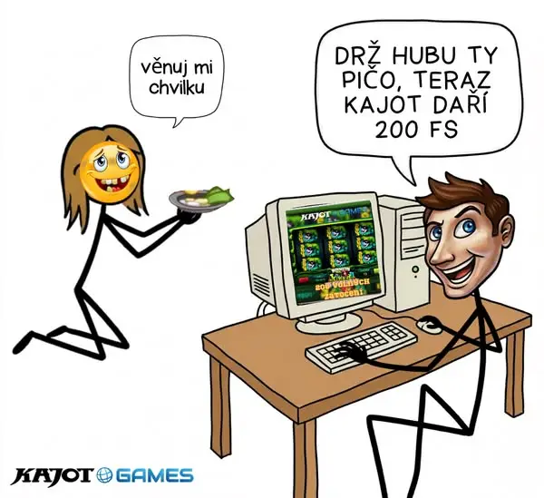 Кадр рекламы Kajot Česko