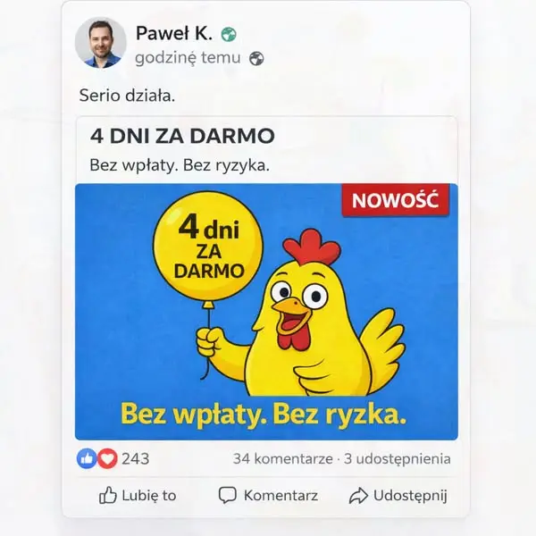 Кадр рекламы Społeczność Graczy Polska