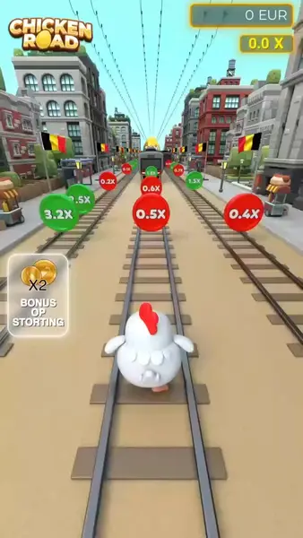 Кадр рекламы Chicken Road