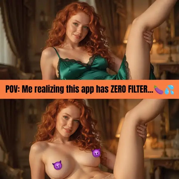 Кадр рекламы AI Girl Universe