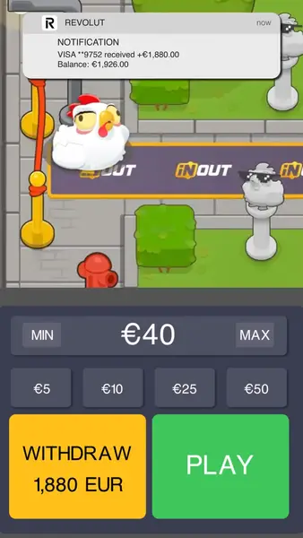 Кадр рекламы Chiken Road Bonus