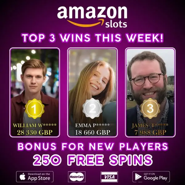 Кадр рекламы Amazon Slots - Special offers