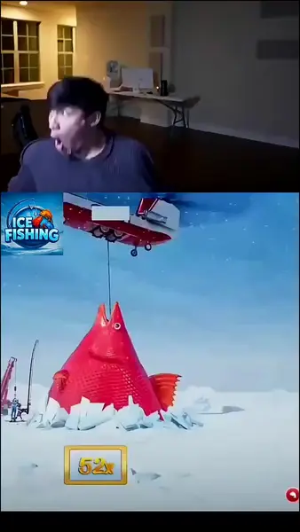 Кадр рекламы Ice Fishing Win