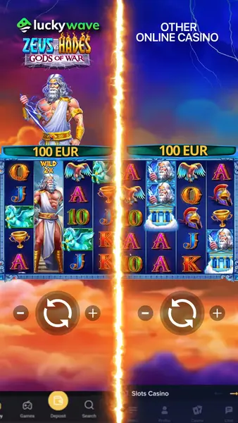 Кадр рекламы LuckyWave nl
