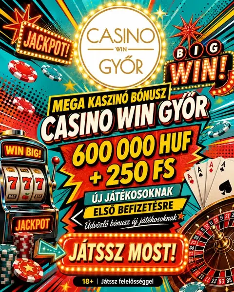 Кадр рекламы Casino Win Győr