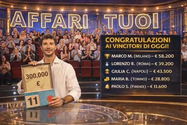 Кадр рекламы Affari Tuoi Studio