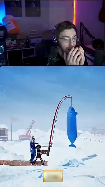 Кадр рекламы Ice Fishing Fortune