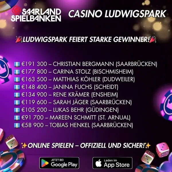 Кадр рекламы Spielbanken Deutschland.com