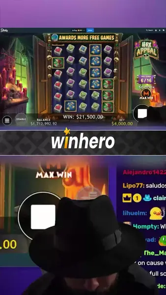 Кадр рекламы WinHero EU casino