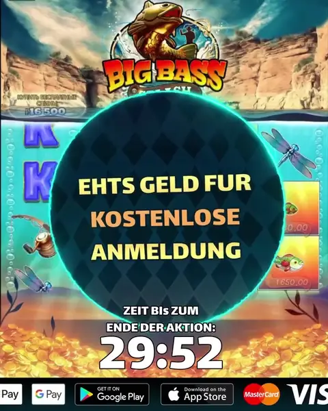 Кадр рекламы Big Bass Bonanza UK