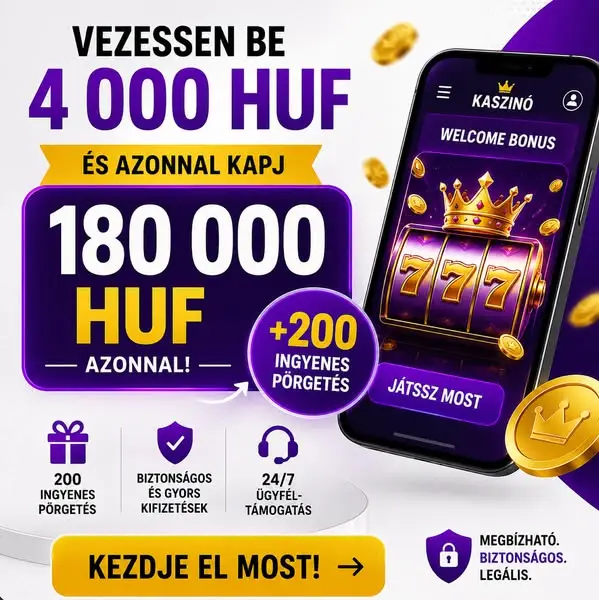 Кадр рекламы Kaszinó Magyarország
