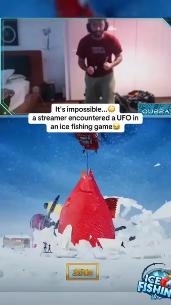 Кадр рекламы Ice Fishing France