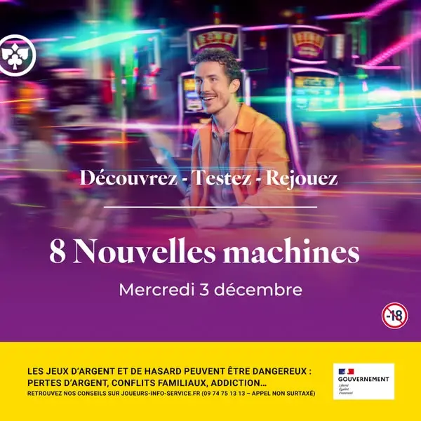 Кадр рекламы Casino JOA Montrond-les-Bains
