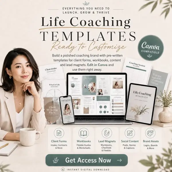 Кадр рекламы Life Coaching Kit Pro