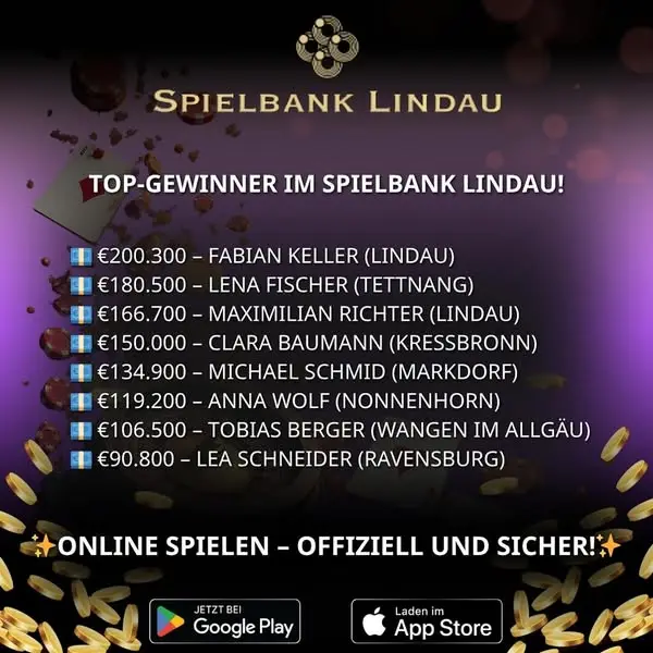 Кадр рекламы Spielbanken Deutschland Online
