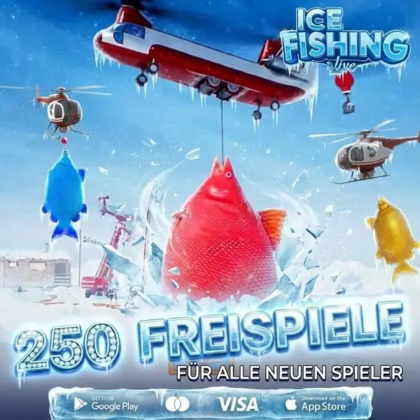 Кадр рекламы Ice Fishing Live