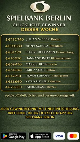Кадр рекламы Spielbank Deutschland