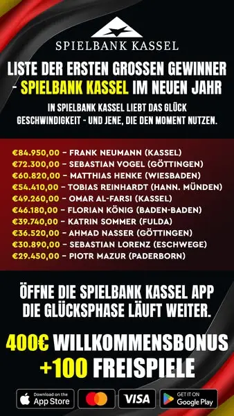 Кадр рекламы Die Spielbanken Deutschland