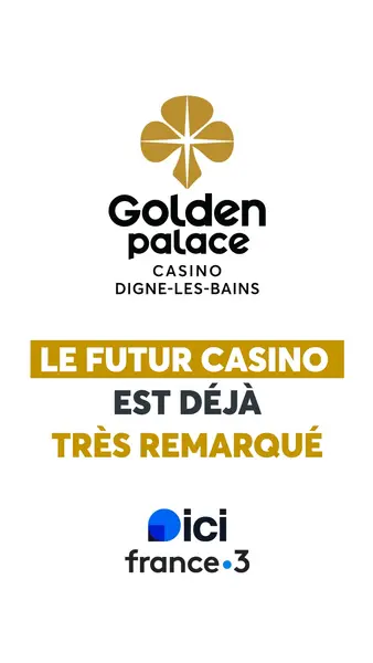 Кадр рекламы Casino Golden Palace Digne-les-Bains